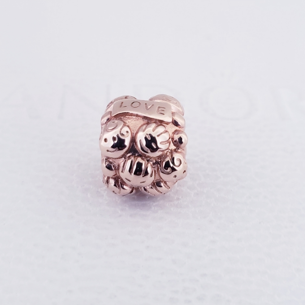 👨‍👩‍👧‍👦 Authentic Pandora ROSE FAMILY CHARM - Picture 4 of 7